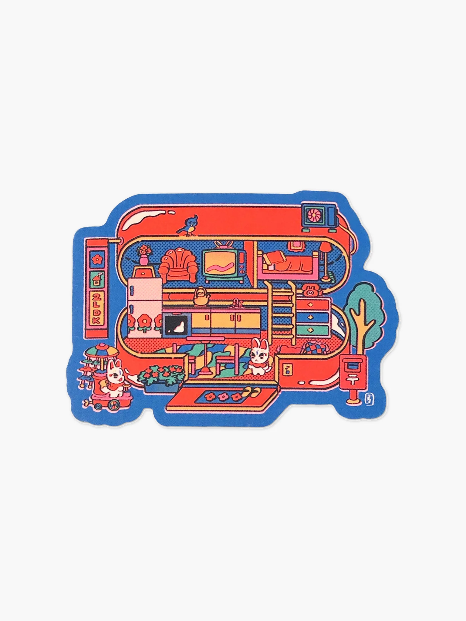 2LDK House Sticker x Nakamura Kyoko