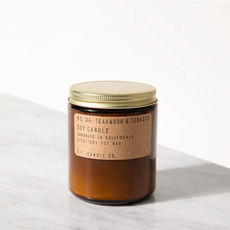 P.F. Candle Co. Candle - No.04 Teakwood & Tobacco - Image 3