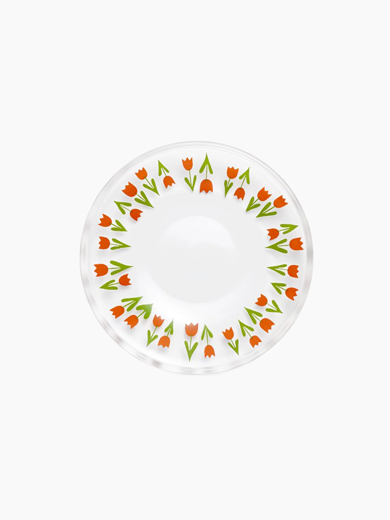 Aderia Retro Glass Mini Plate - Tulip