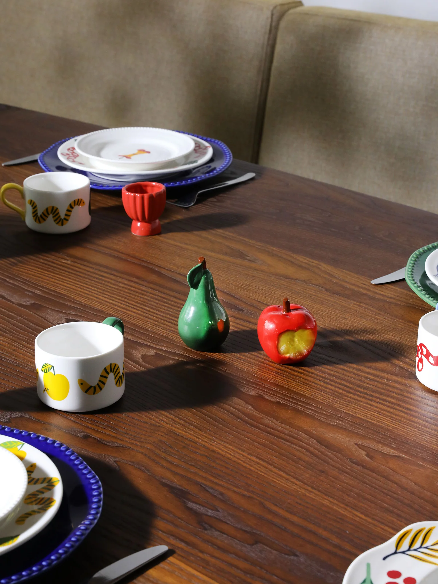Apple Pear Salt & Pepper Shaker Set - Image 3