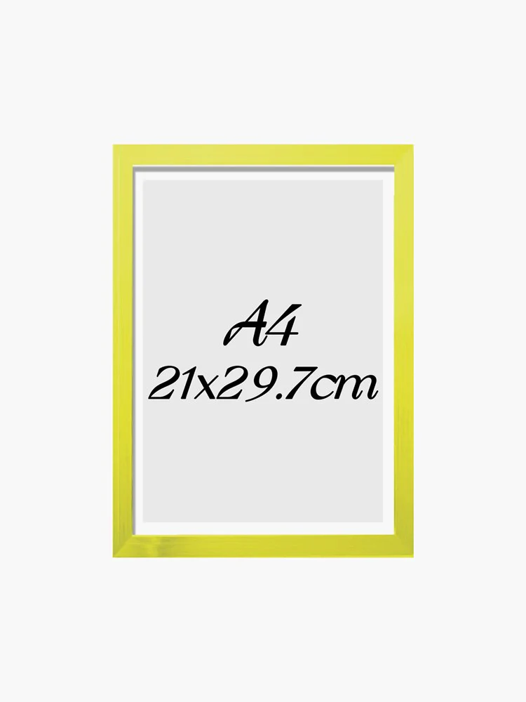 Art Frame Yellow - A4 (Pick-Up Only) - Image 2