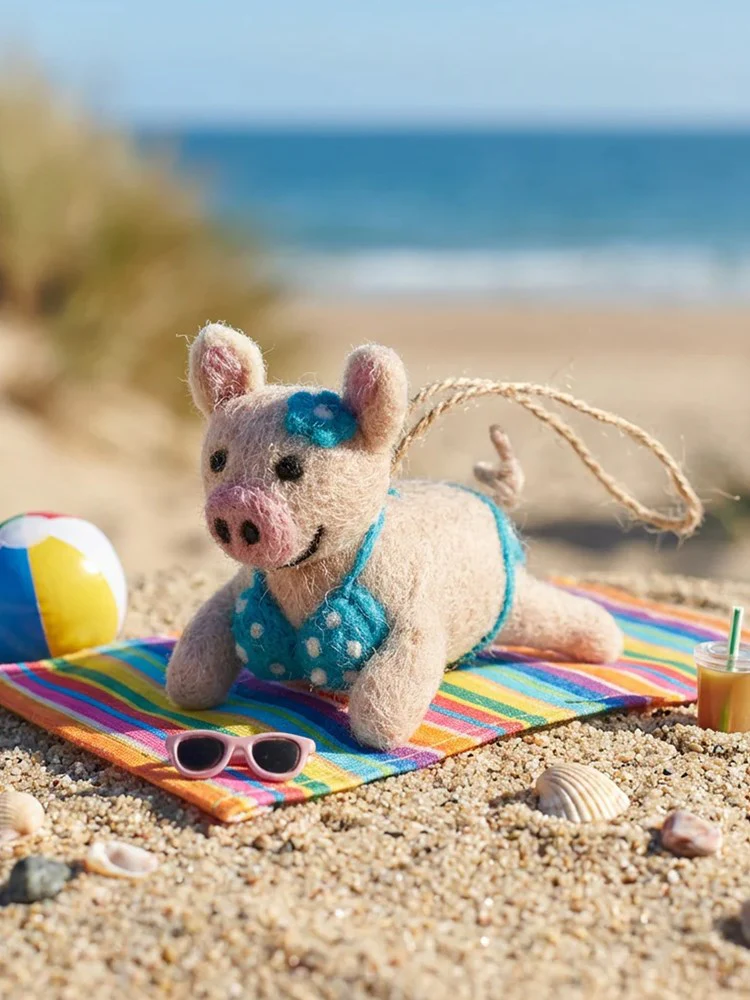 Babe Beach Piggy Ornament - Image 2