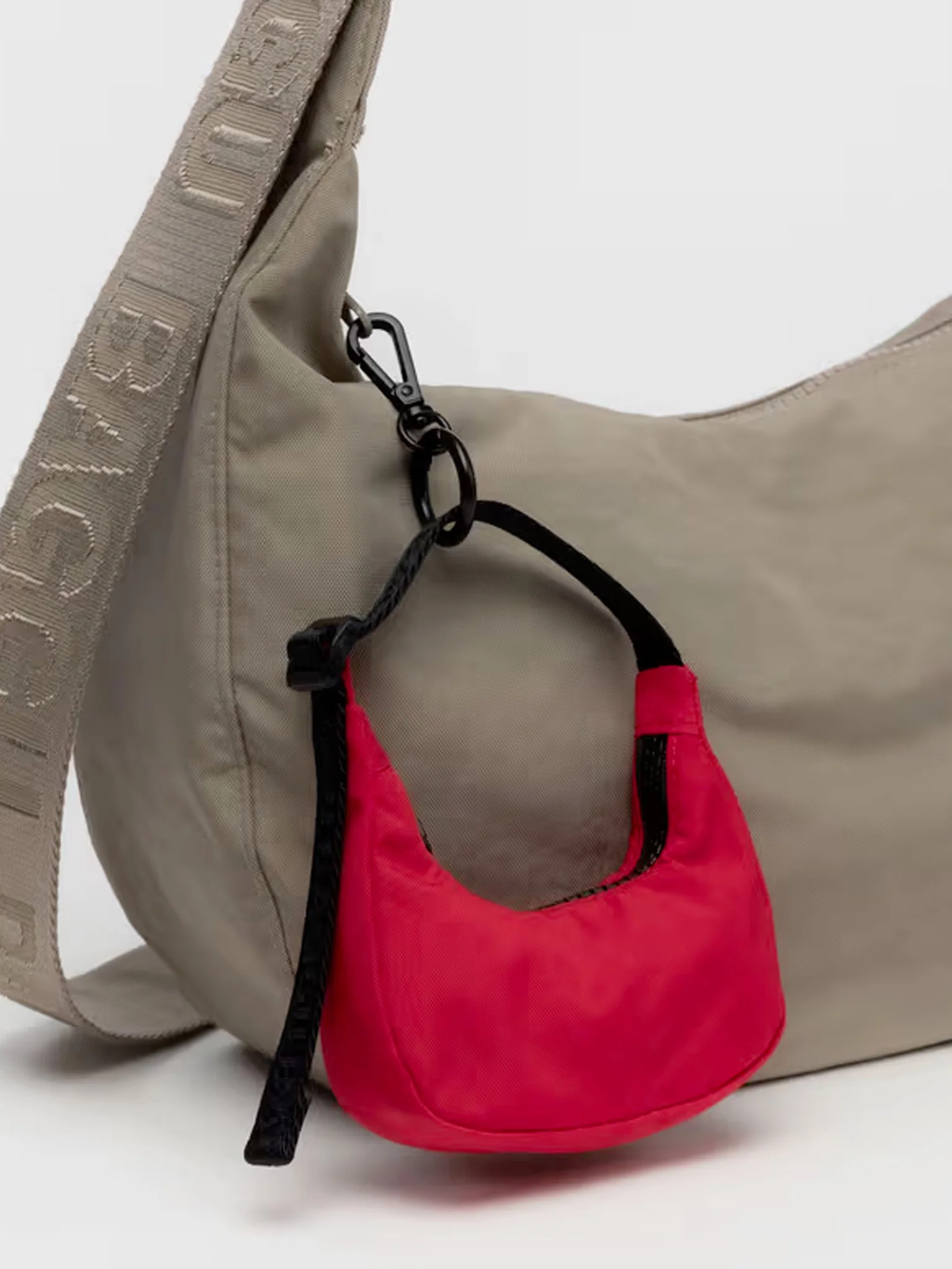 BAGGU Crescent Bag Charm - Candy Apple - Image 2