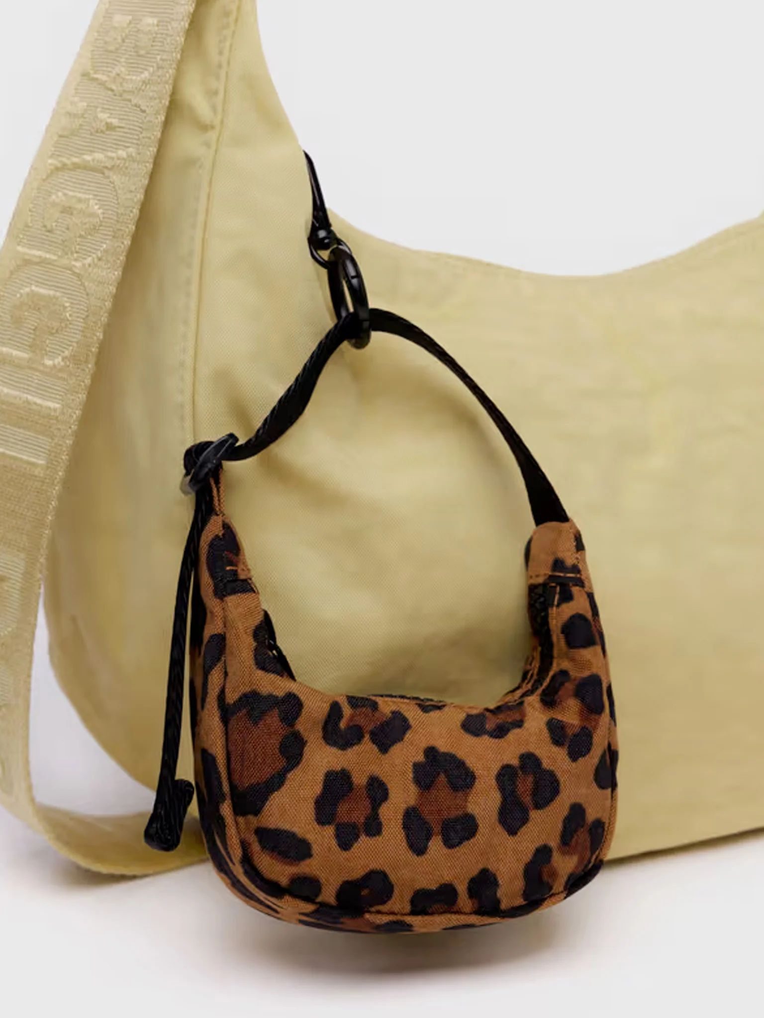 BAGGU Crescent Bag Charm - Leopard - Image 2