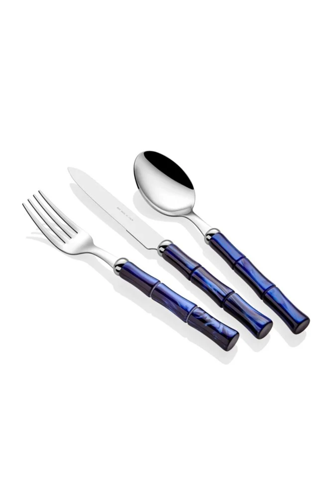 Rivadossi Bamboo Cutlery - Blue - Image 4