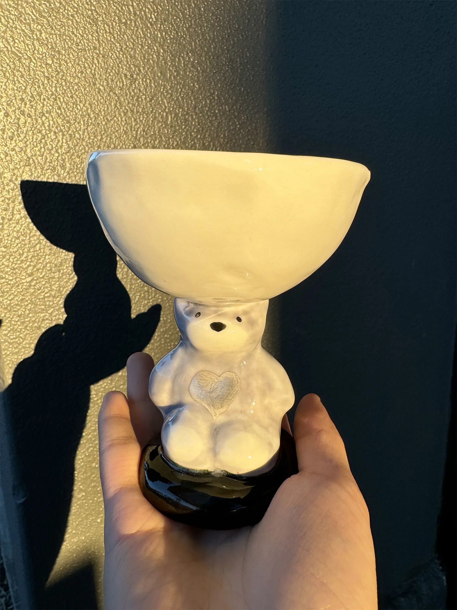 Bear Cup (9.5cm) - Light Violet - Image 2