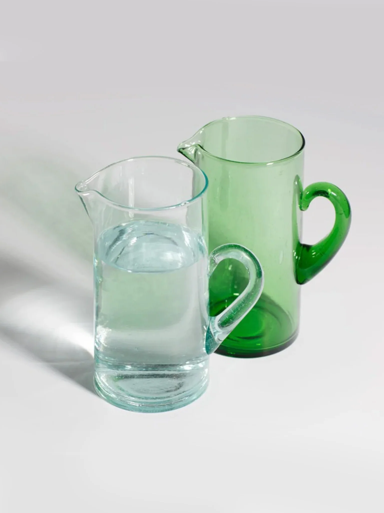 Beldi Moroccan Glass Pitcher - Clear - Image 3