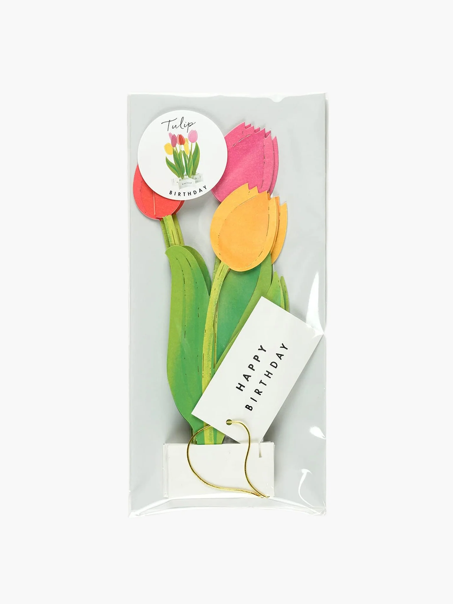 Birthday Blooming Pop-Up Card - Tulip - Image 3