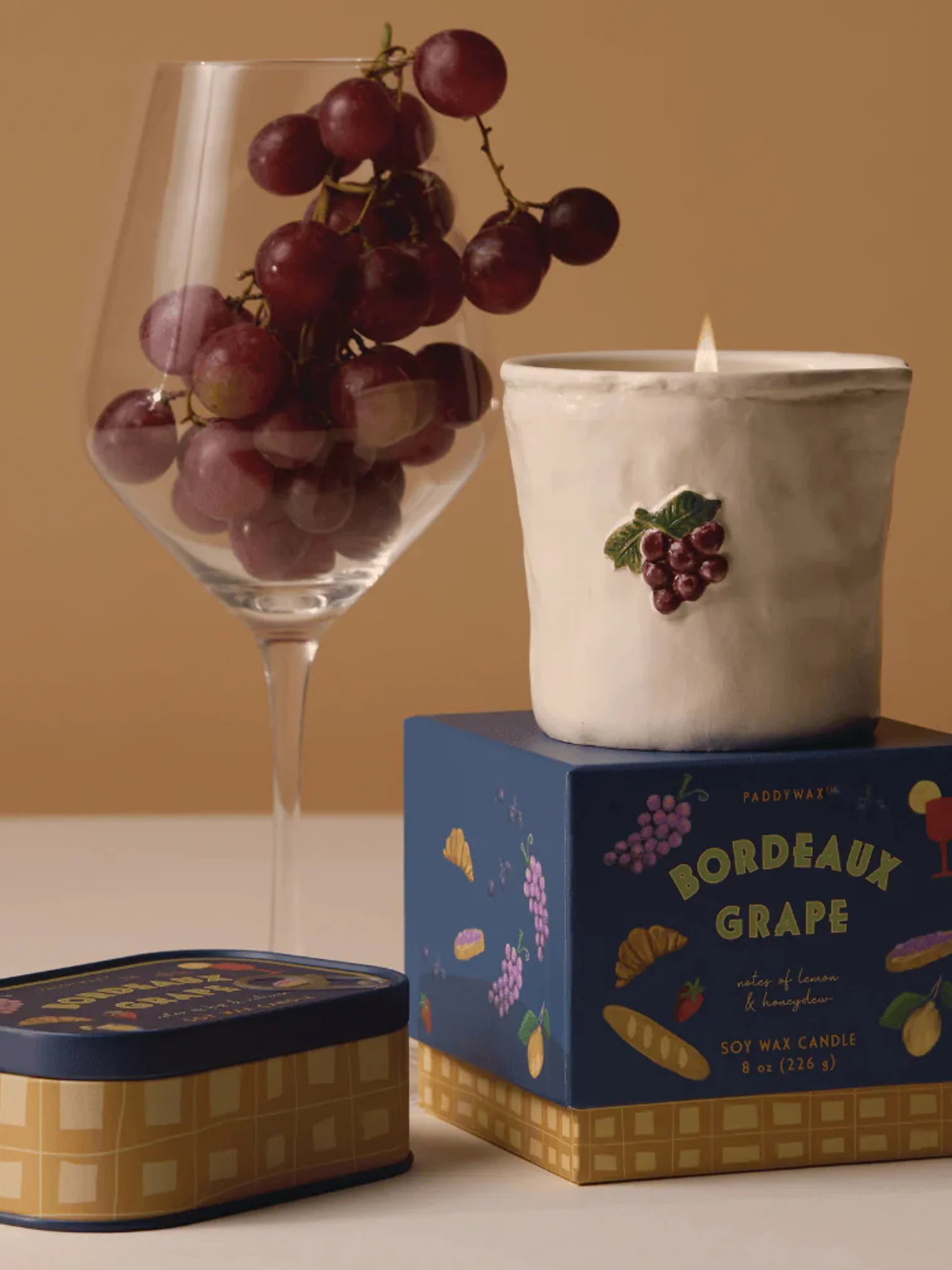 Bistro Grapes Candle - Bordeaux - Image 3