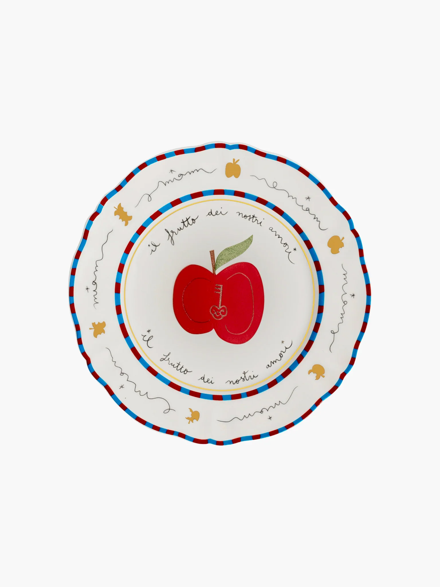 Bitossi x Pangea - Apple & Key Plate (16.5cm)