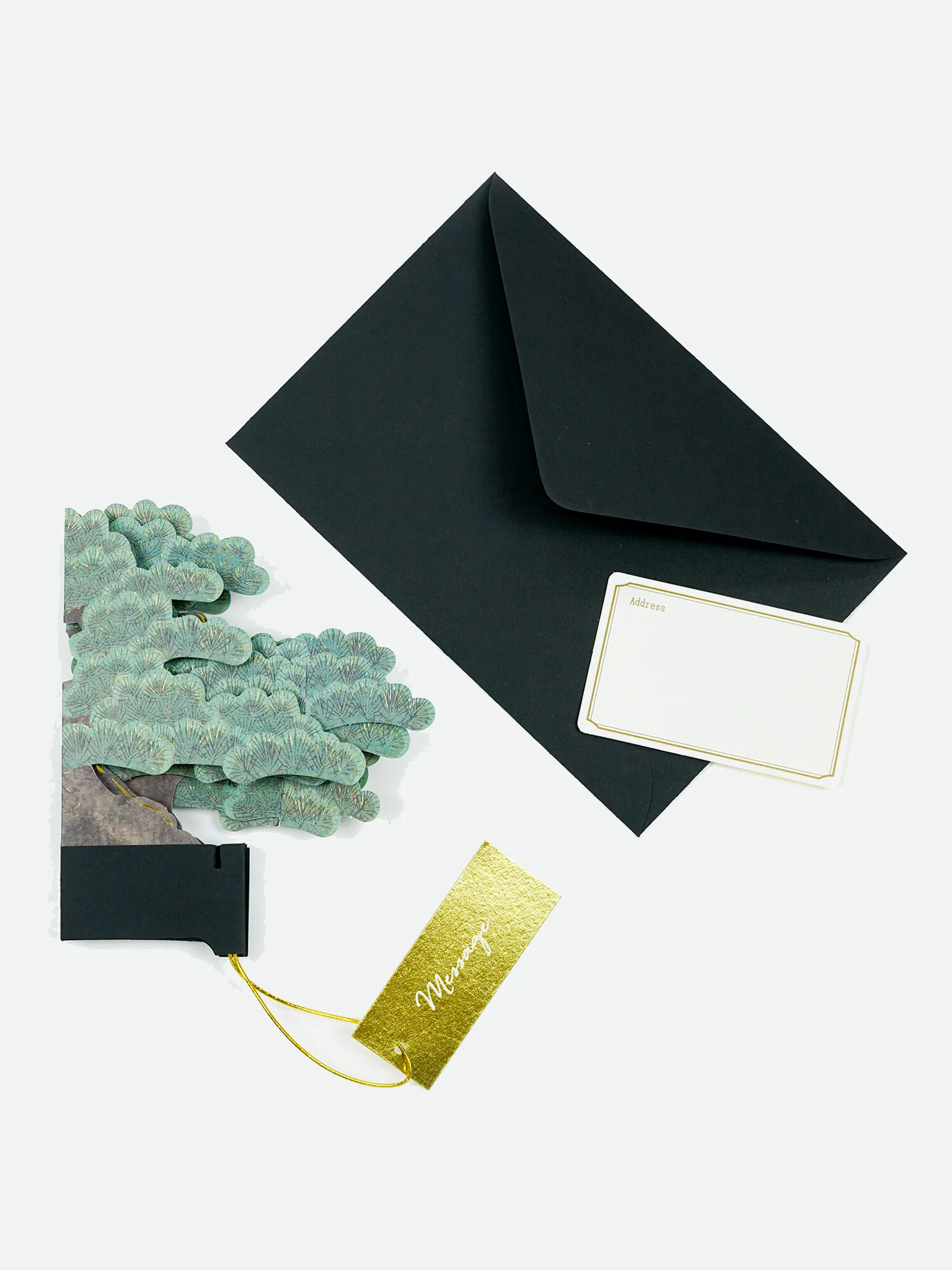 Bonsai Pop-Up Card - Black Pine - Image 3