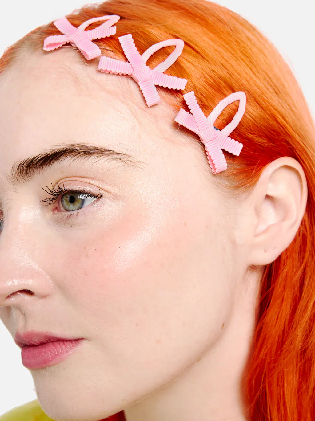 Bow Snap Clips - Blush - Image 4