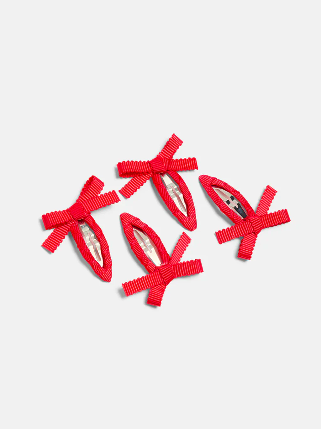Bow Snap Clips - Cherry (4pk) - Image 5