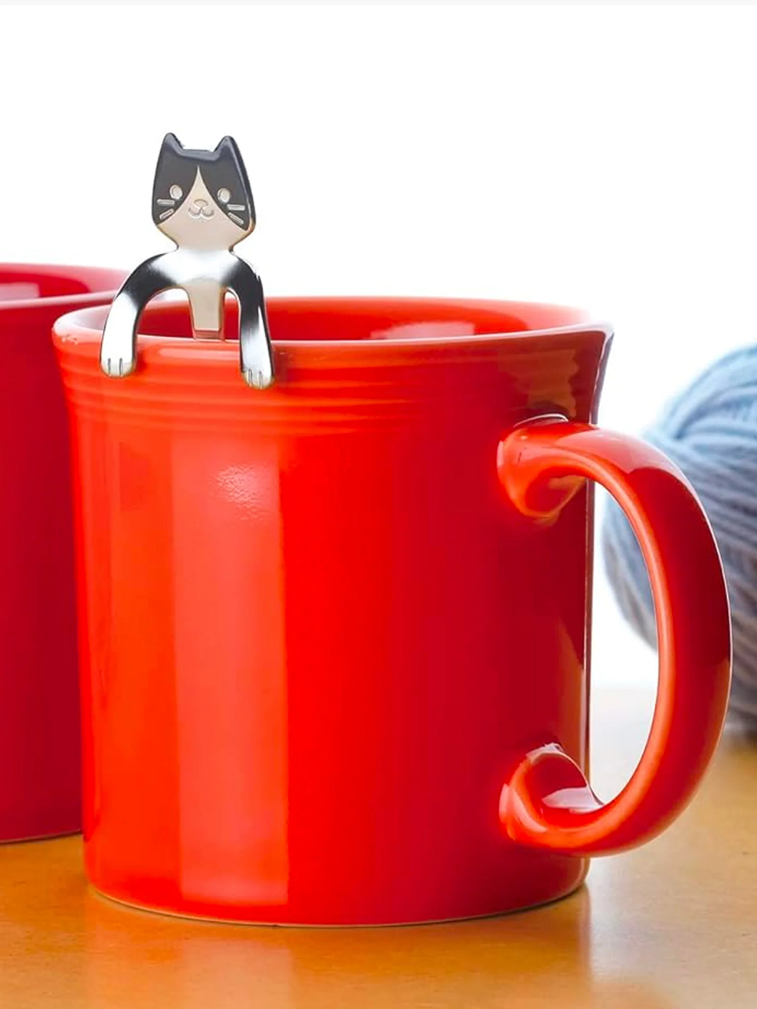 Cat Hanging Coffee Spoon - Hachiware - Image 2