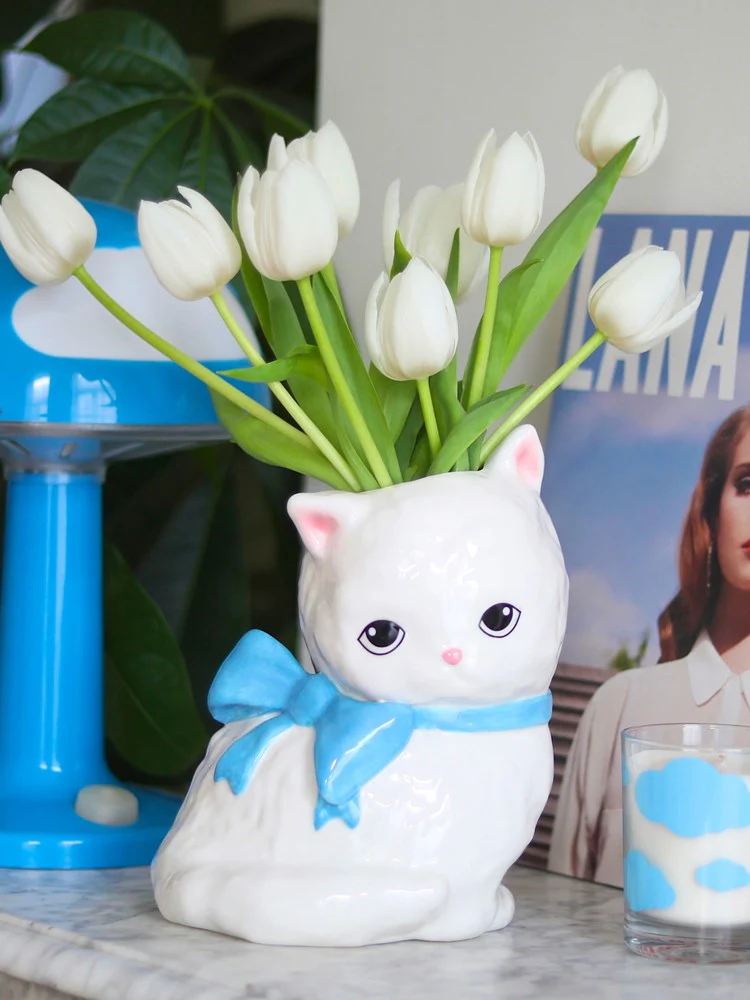 Cat in Blue Vase - Image 2