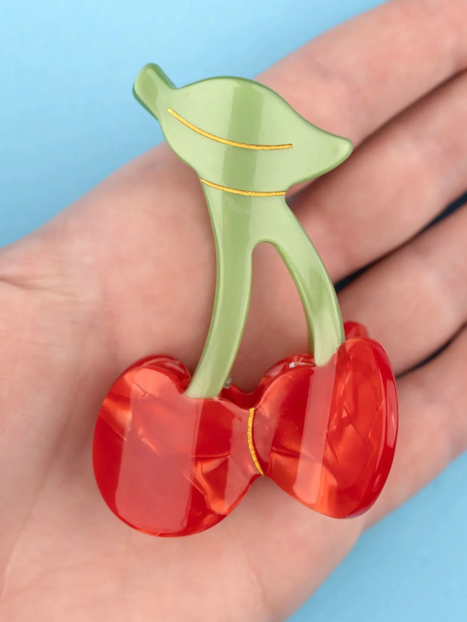 Cherry Hair Claw - Image 3