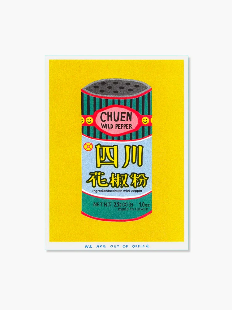 Chuen Pepper Tin Can - Risograph Print (13x18cm)