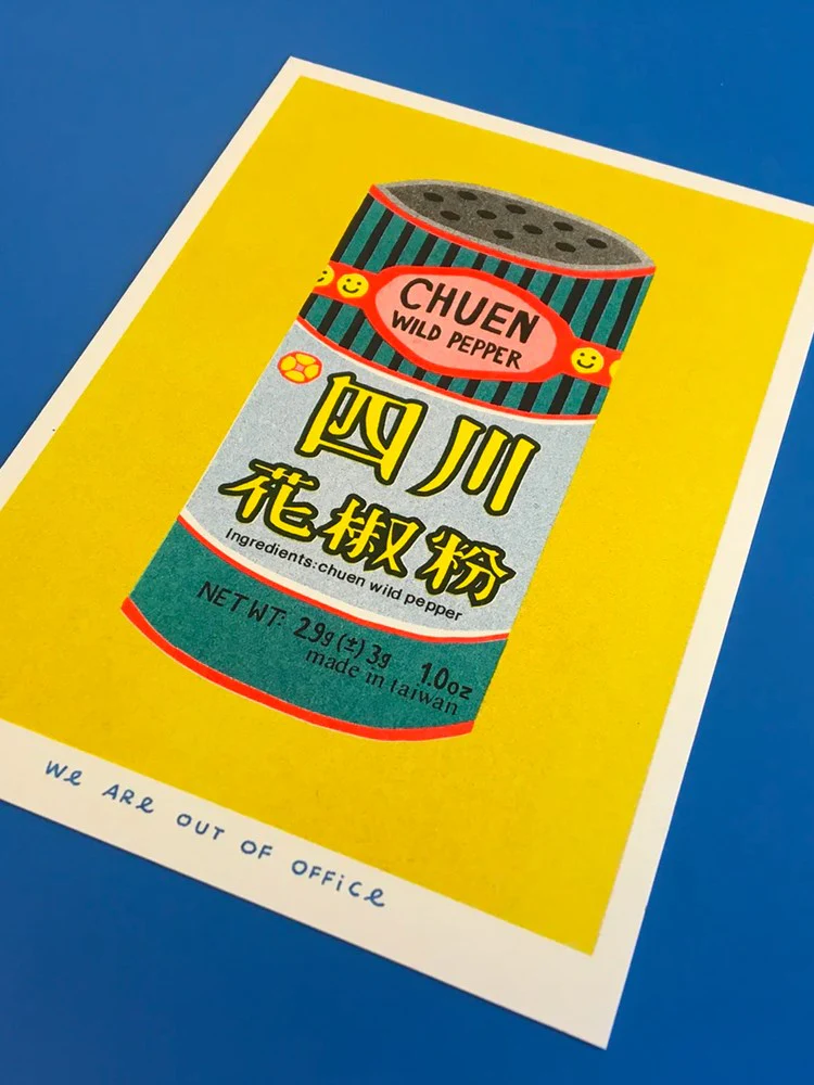 Chuen Pepper Tin Can - Risograph Print (13x18cm) - Image 2
