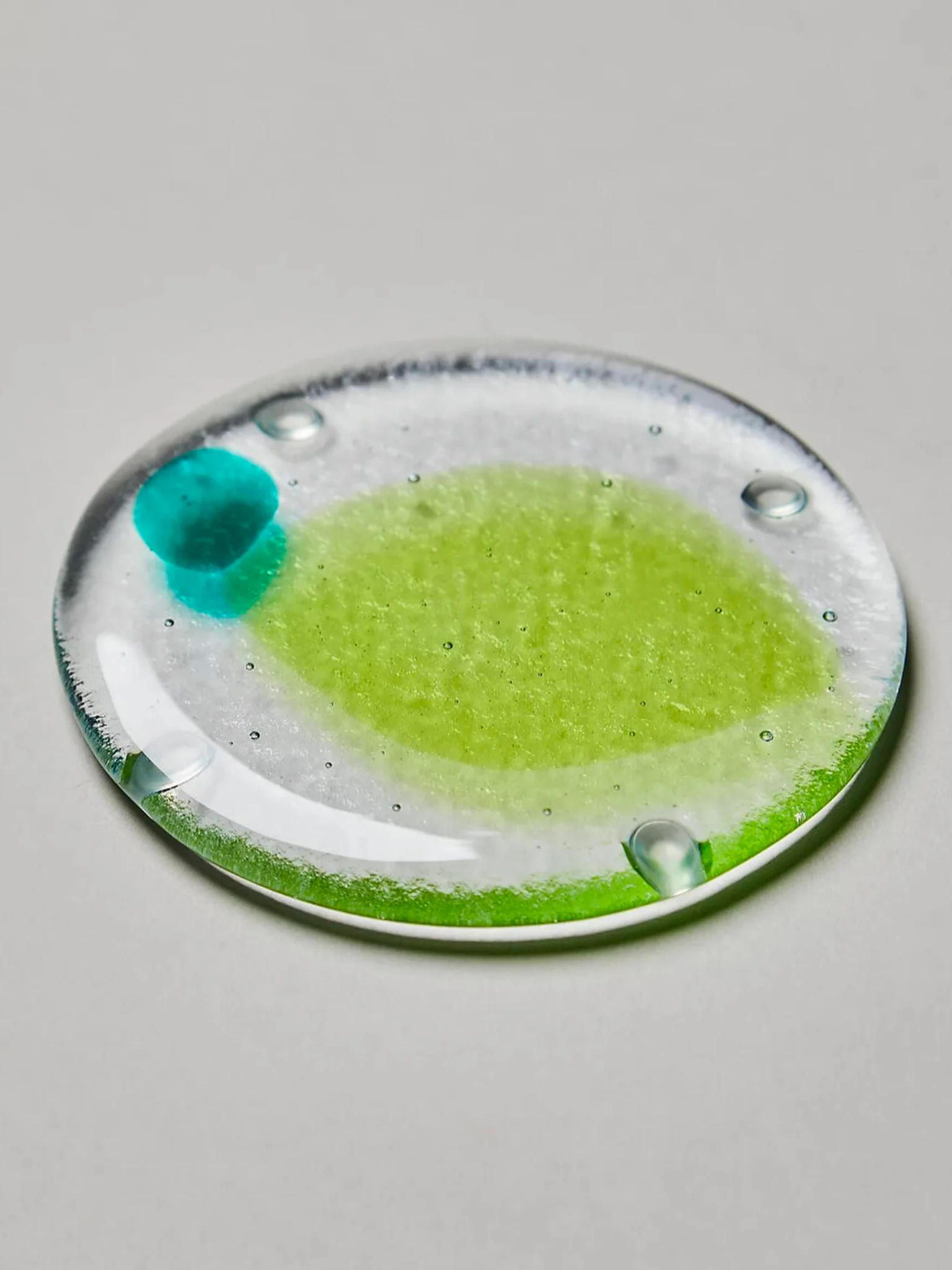 Clear Fruity Glass Coaster - Lime - Image 2