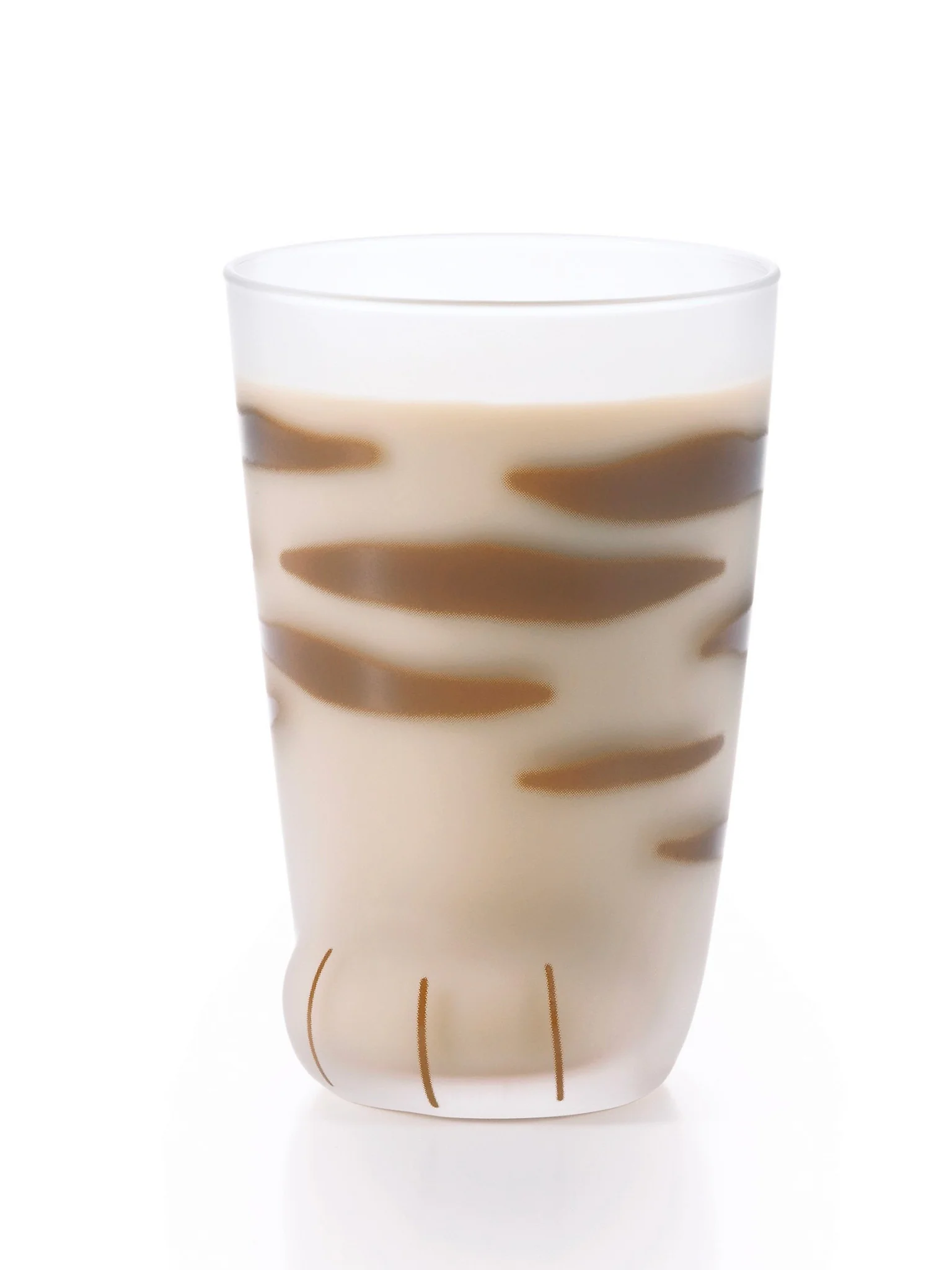 Coconeco Cat Paw Glass (300ml) - Brown Tabby Cat - Image 4