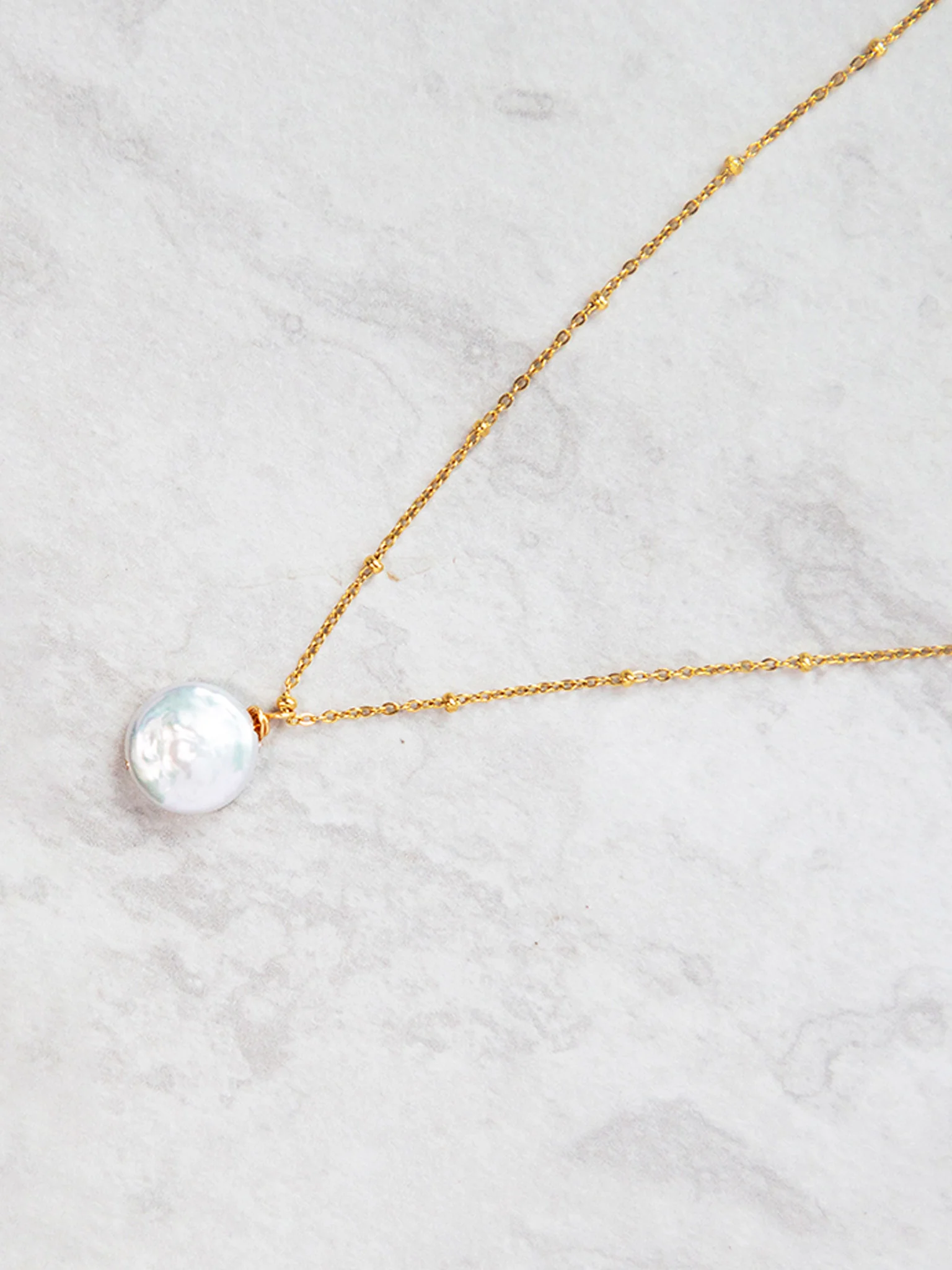 Coin Pearl Pendant - Image 2