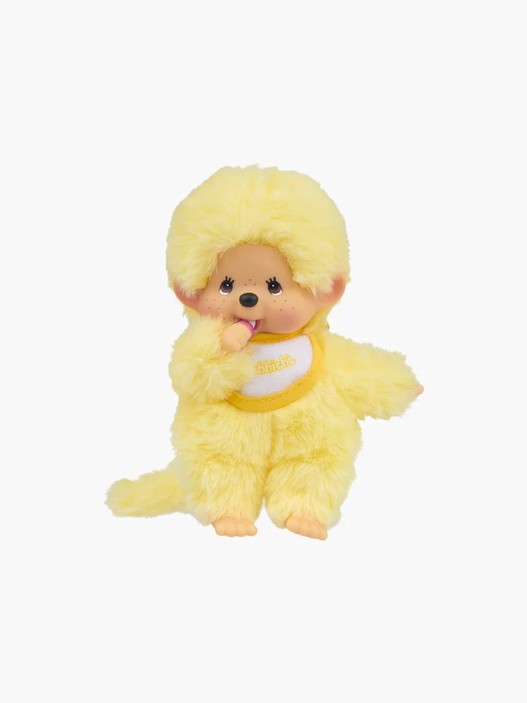 Colourful Monchhichi Beanies - Yellow