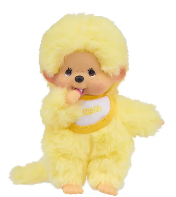 Colourful Monchhichi Beanies - Yellow - Image 3