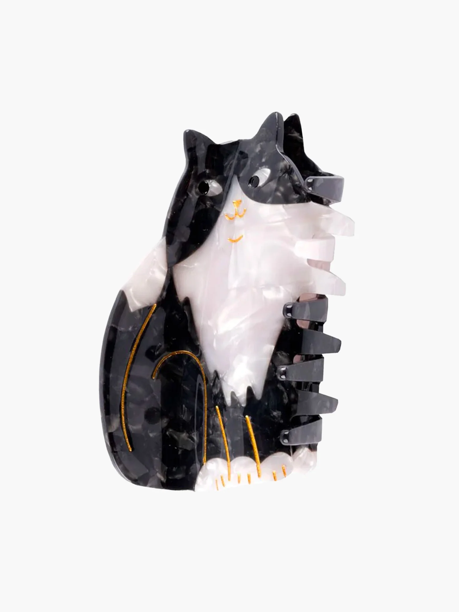 Black & White Cat Hair Claw