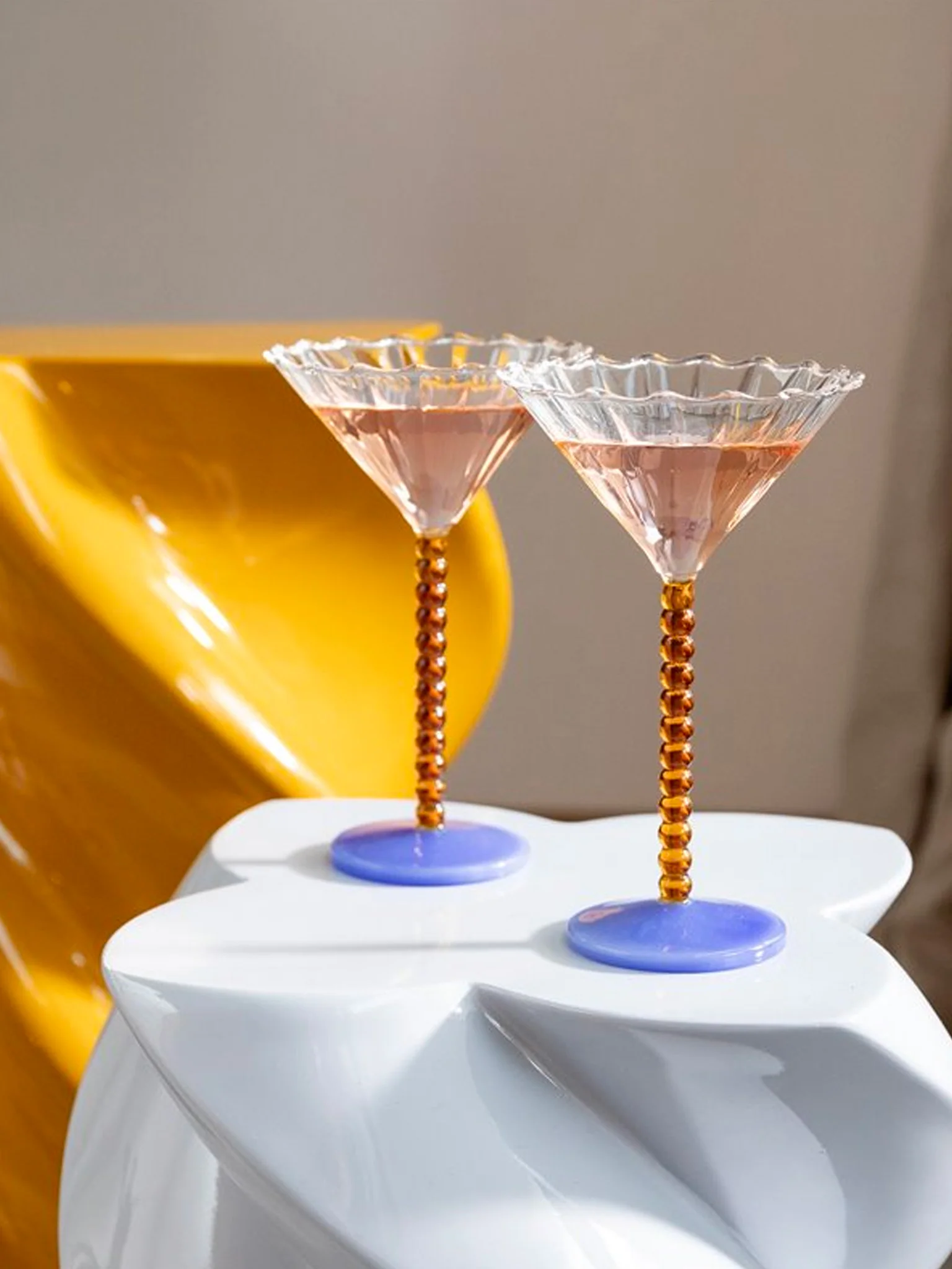 Coupe Perle (Set of 2) - Amber - Image 3