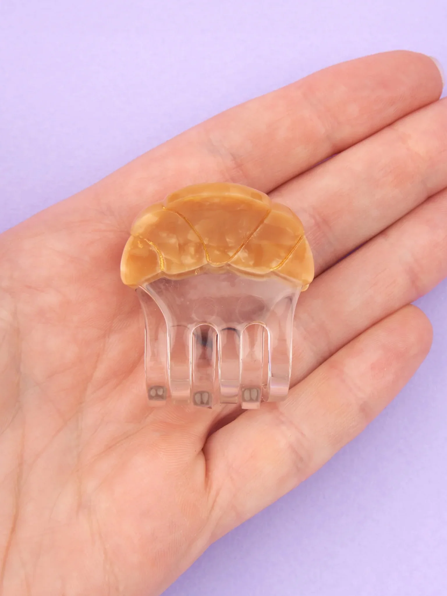 Croissant Mini Hair Claw - Image 4