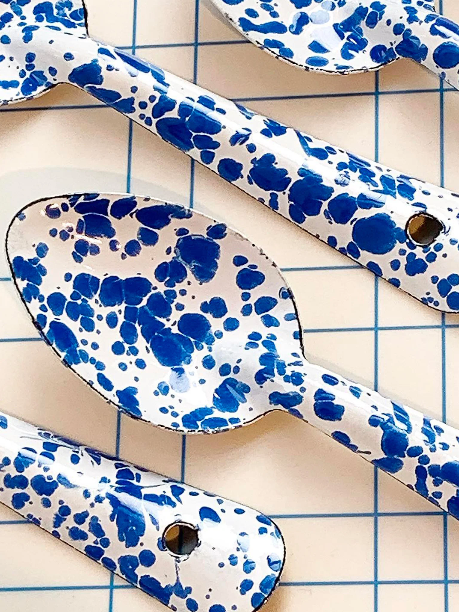 Splatter Small Spoon (15cm) - Blue - Image 2