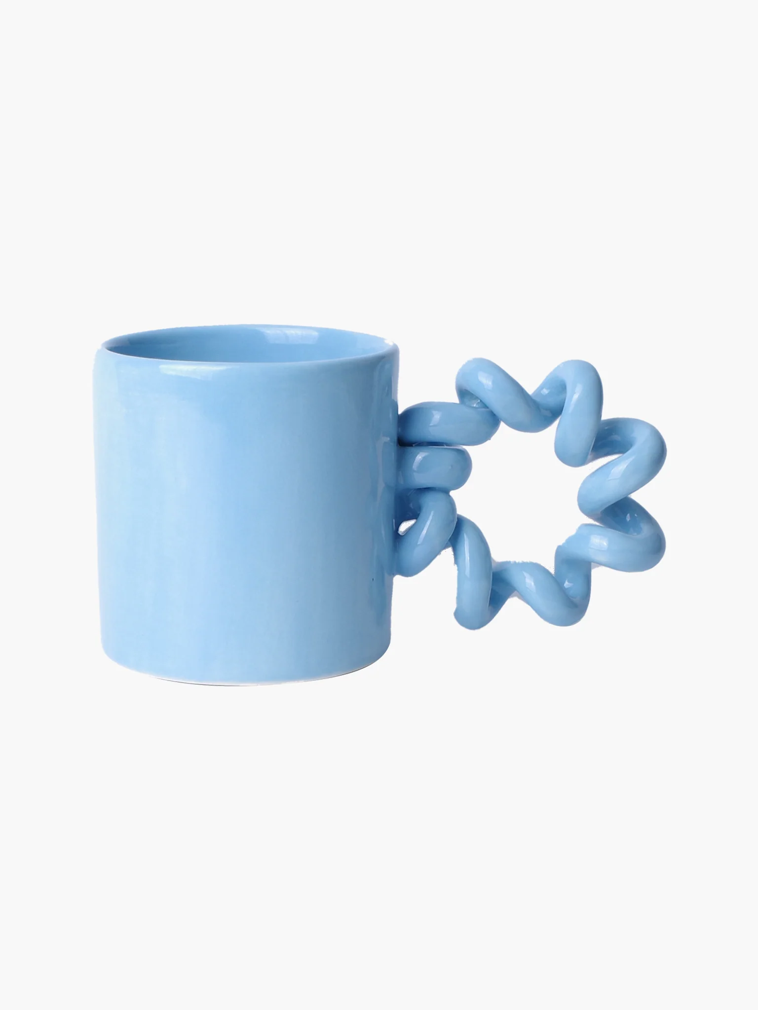 Curly Mug (220ml) - Sky Blue