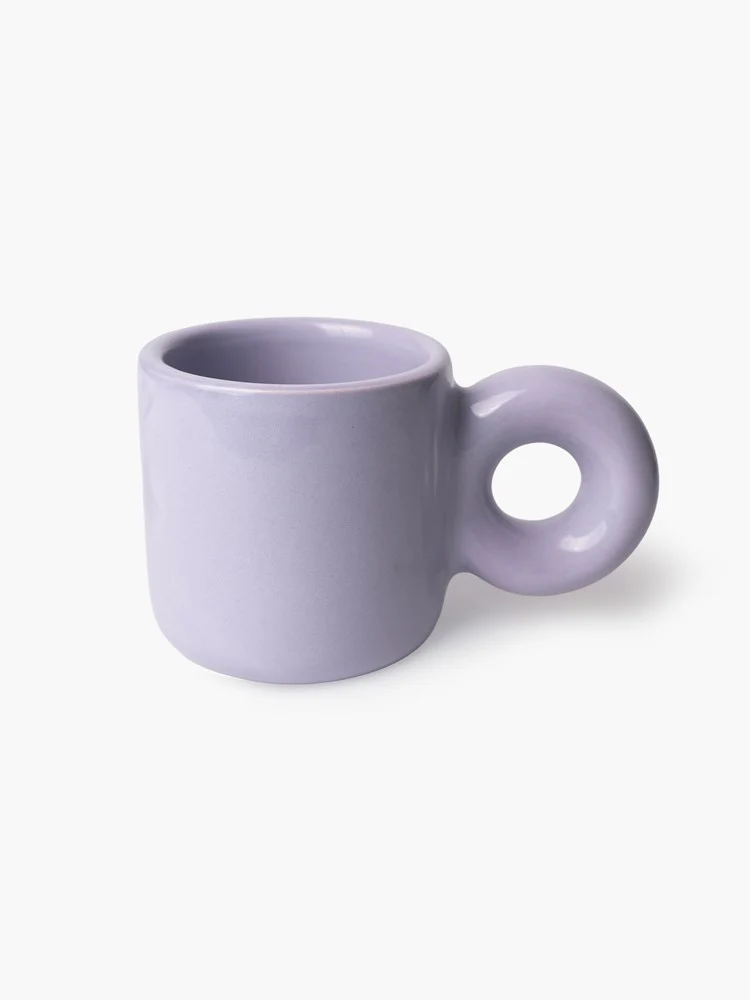 Donut Handle Mug - Lilac