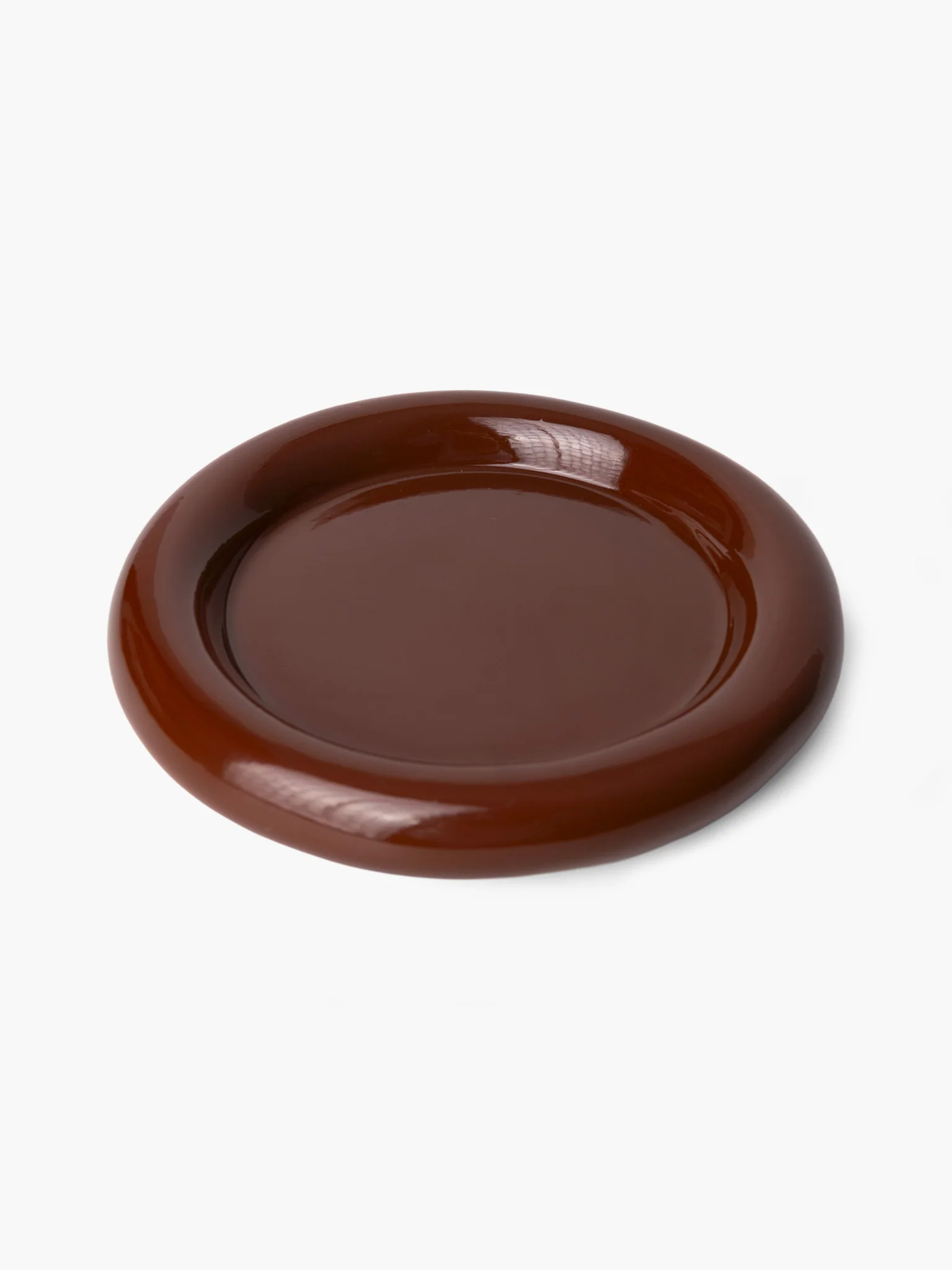 Donut Mid Plate - Brown (20cm)