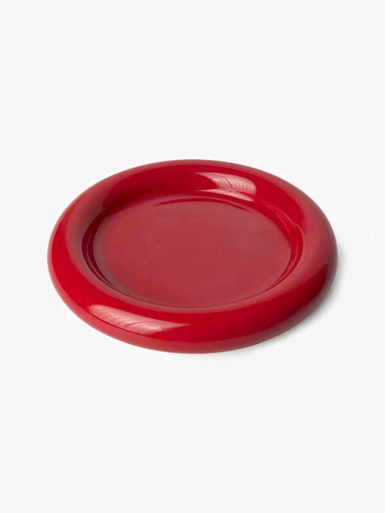 Donut Mid Plate - Red (20cm)