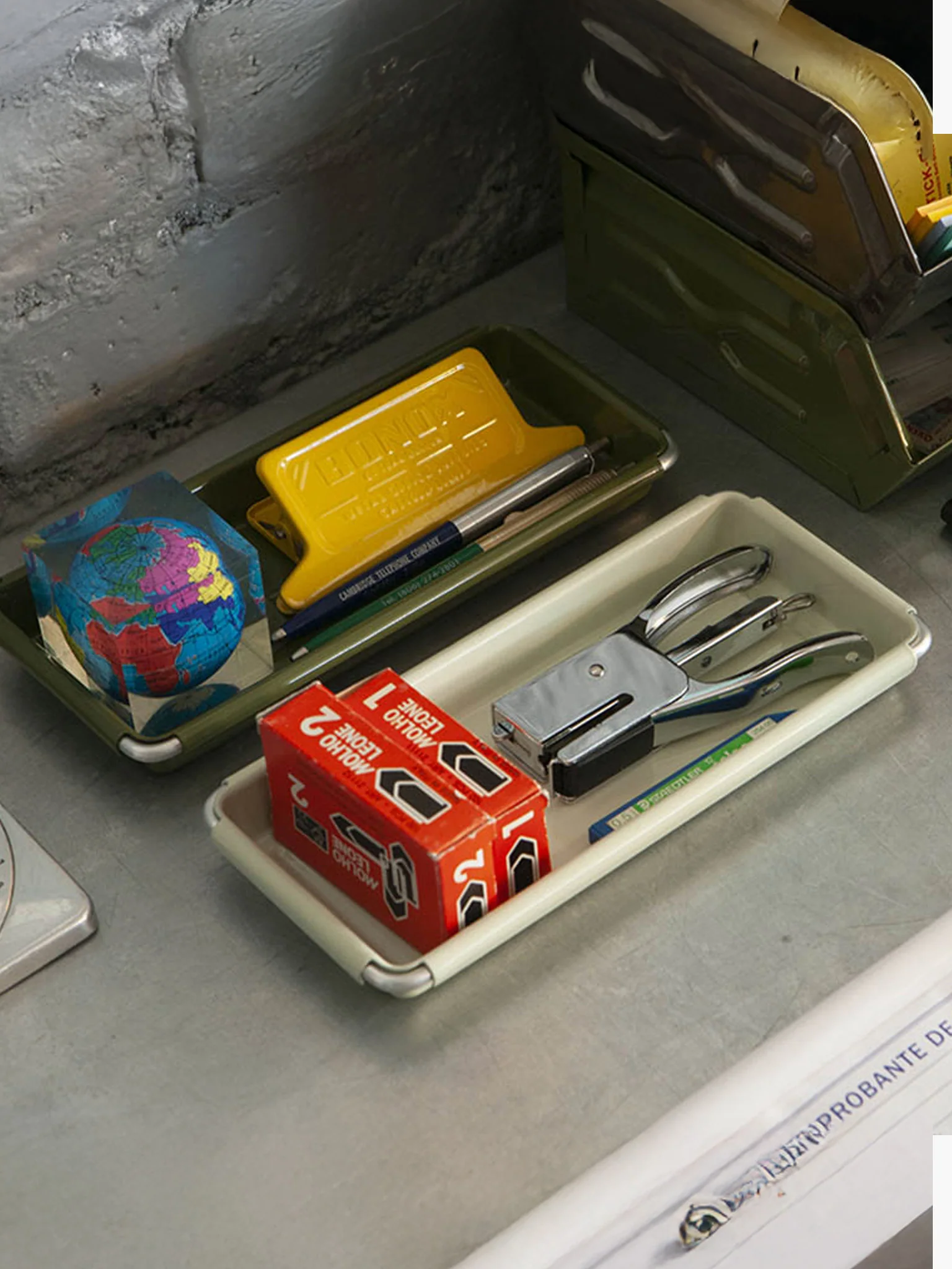 Dulton Desk Organising Tray - Ivory - Image 3