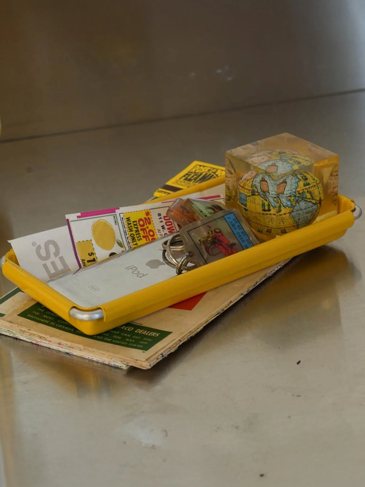 Dulton Desk Organising Tray - Yellow - Image 3