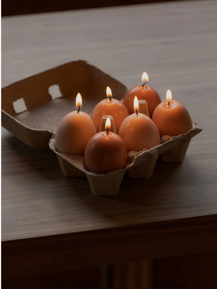 Eggs Carton Candles - Small (6 pack) - Image 3