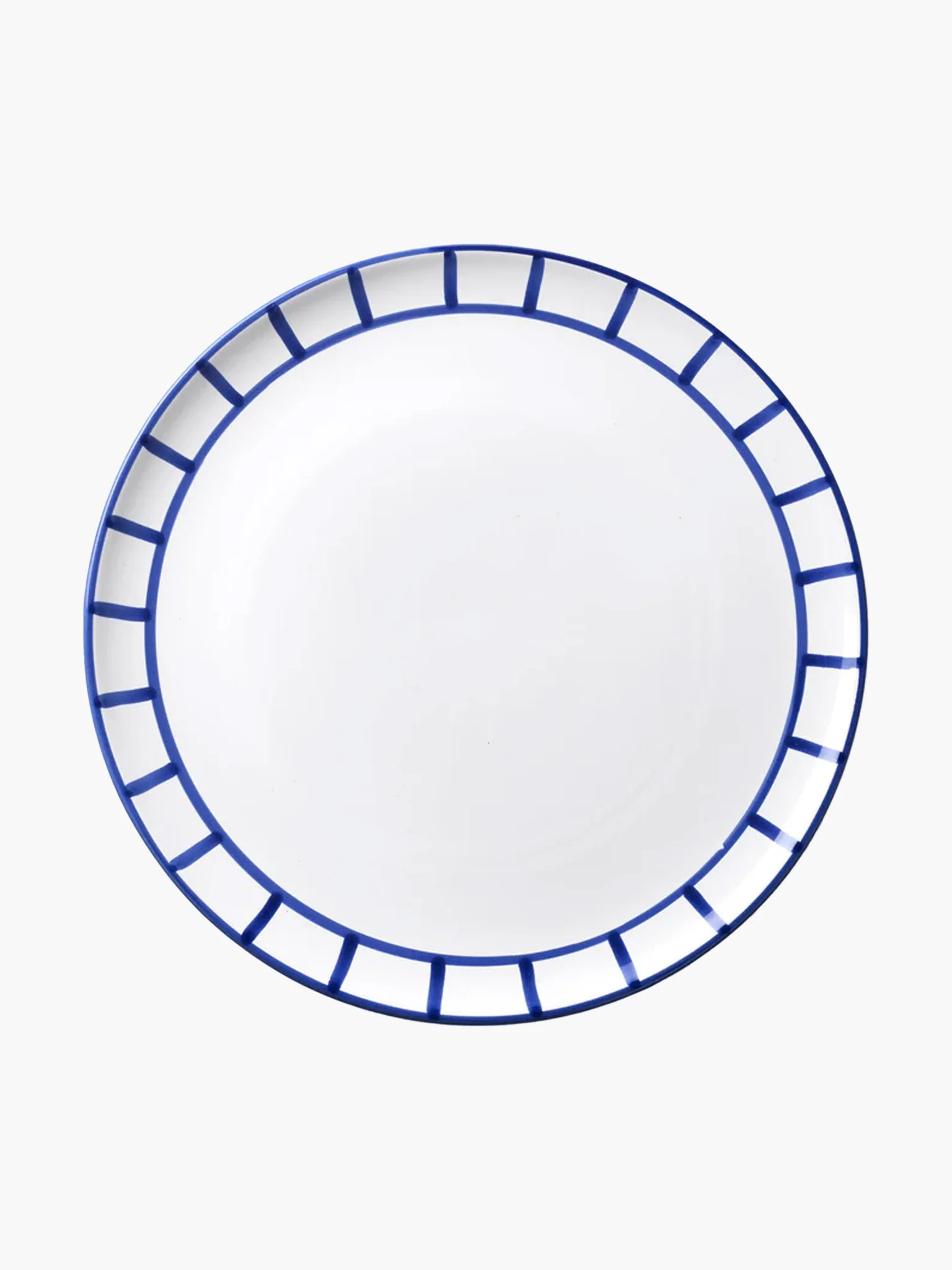 Fence Dinner Plate (25cm) - Royal Blue