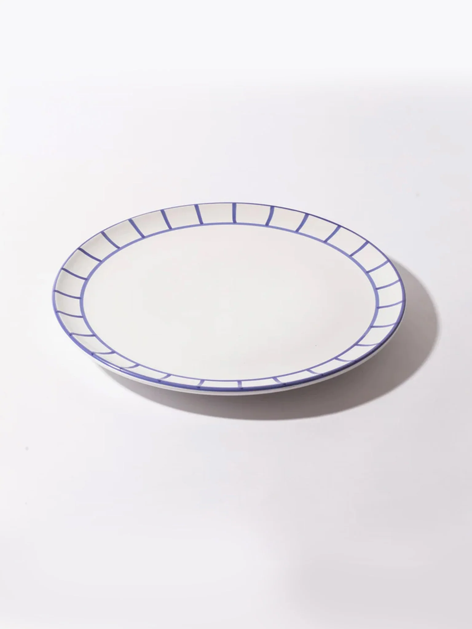 Fence Dinner Plate (25cm) - Royal Blue - Image 5