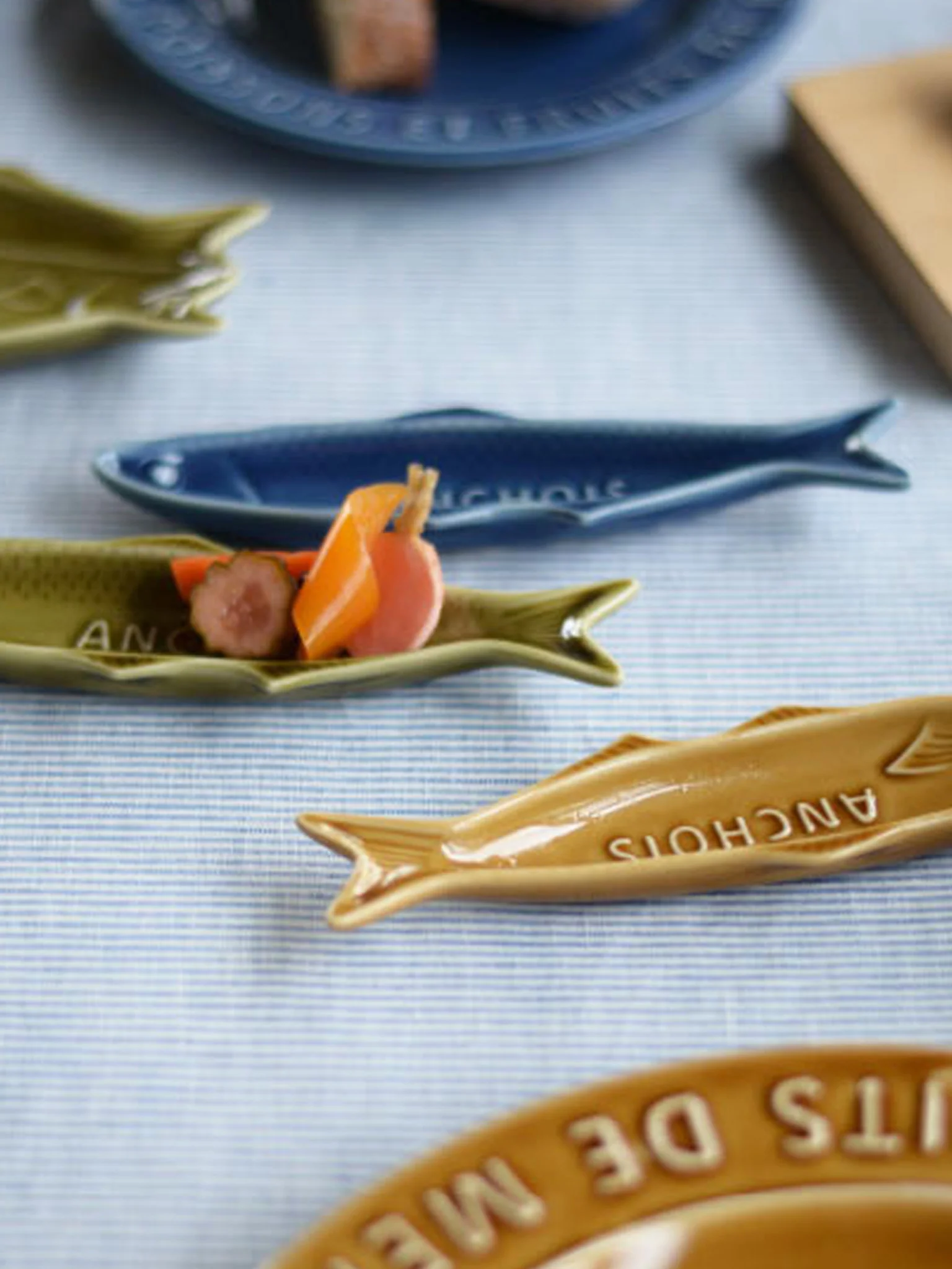Fisherman's Sardines Plate - Indigo - Image 3