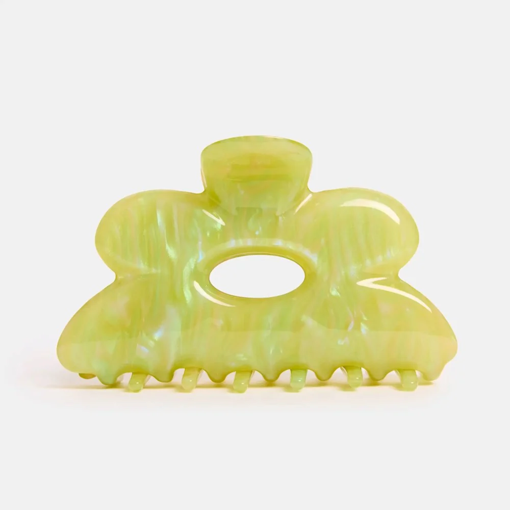 Flower Claw - Jade Swirl