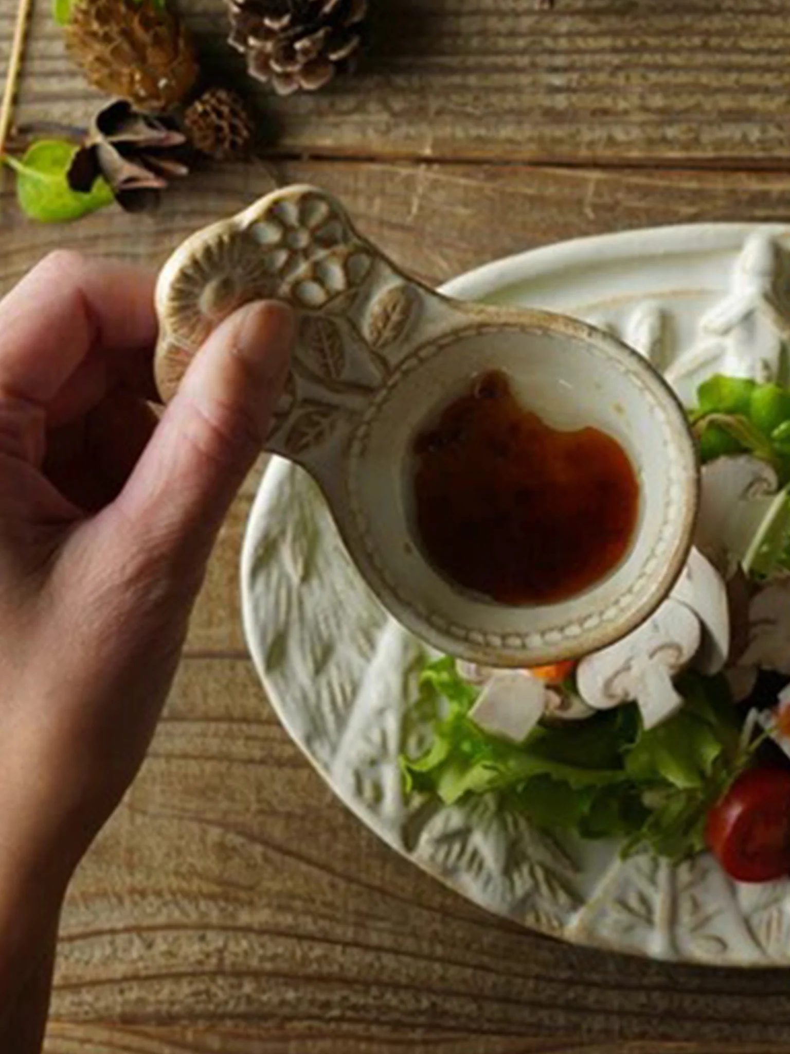 Flower Kinari Dish (12cm) - Image 2