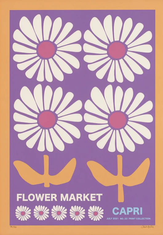 Flower Market A5 Prints by Astrid Wilson (10 Styles) - Image 3