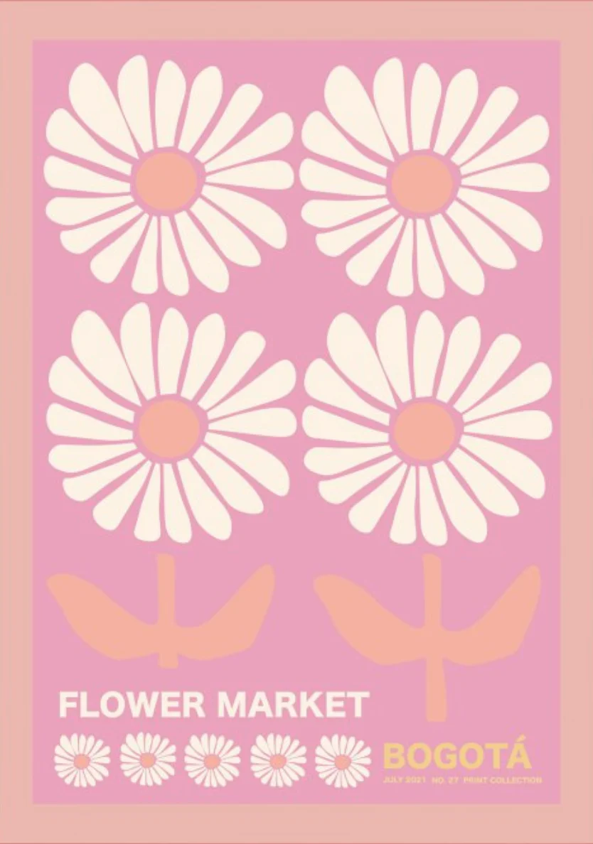 Flower Market A5 Prints by Astrid Wilson (10 Styles) - Image 4