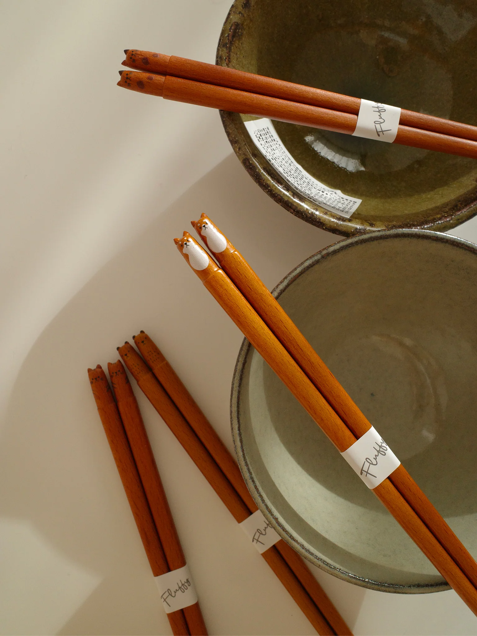 "Fluffy" Wood Chopsticks (4 Styles) - Image 3