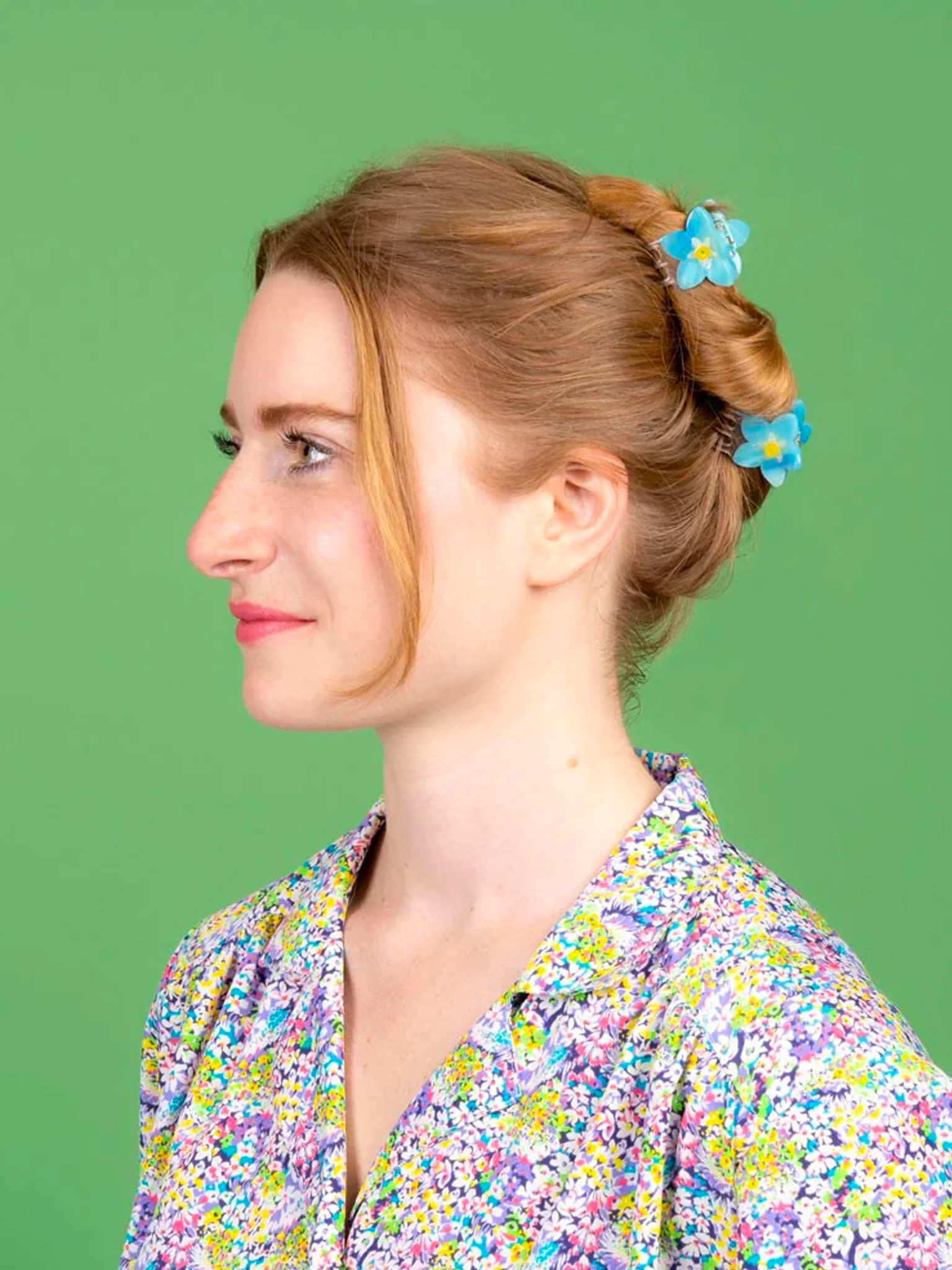 Forget Me Not Mini Hair Claw - Image 2