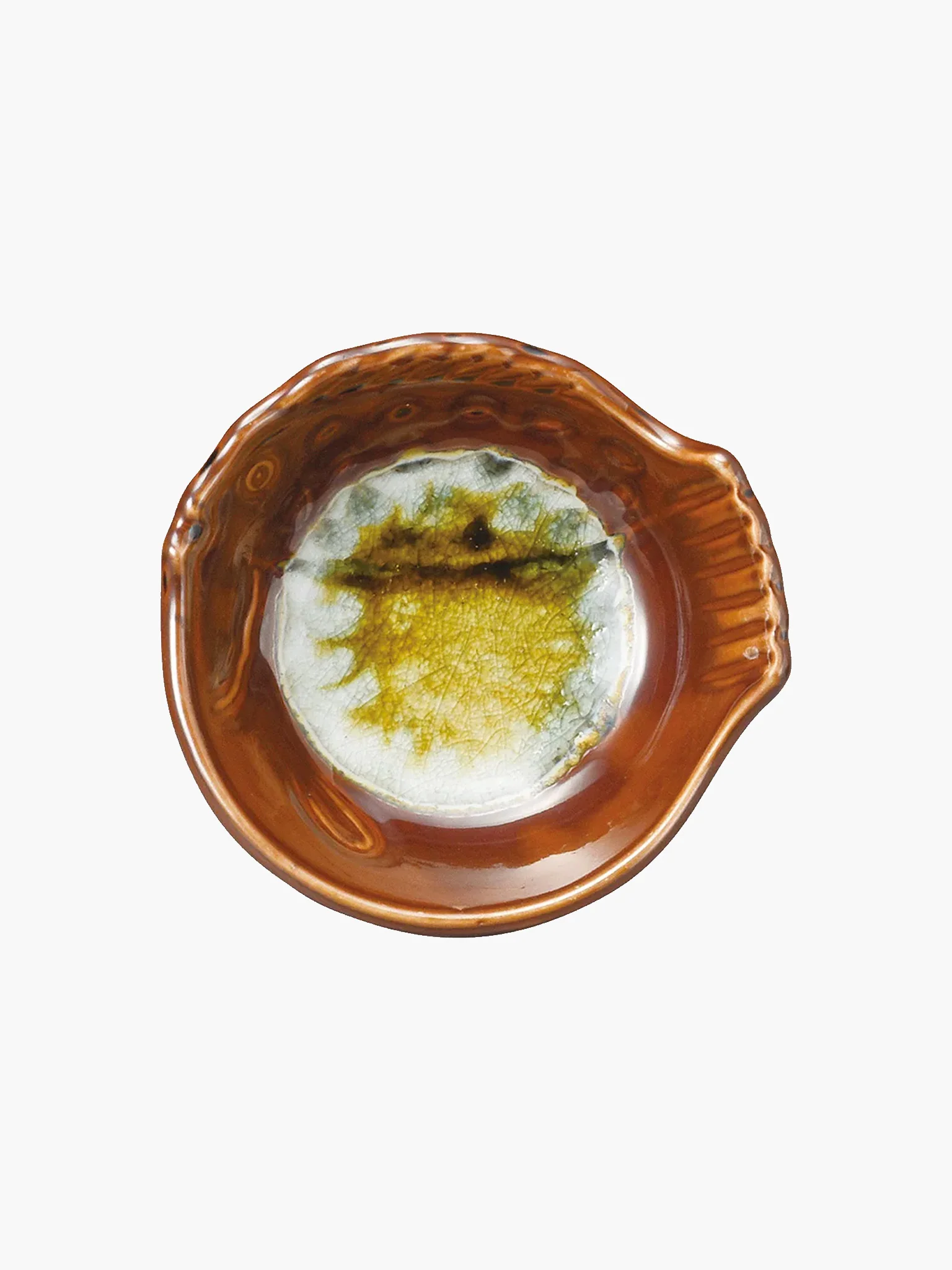 Fugu Minoware Bowl - Rusty Brown (9cm) - Image 2