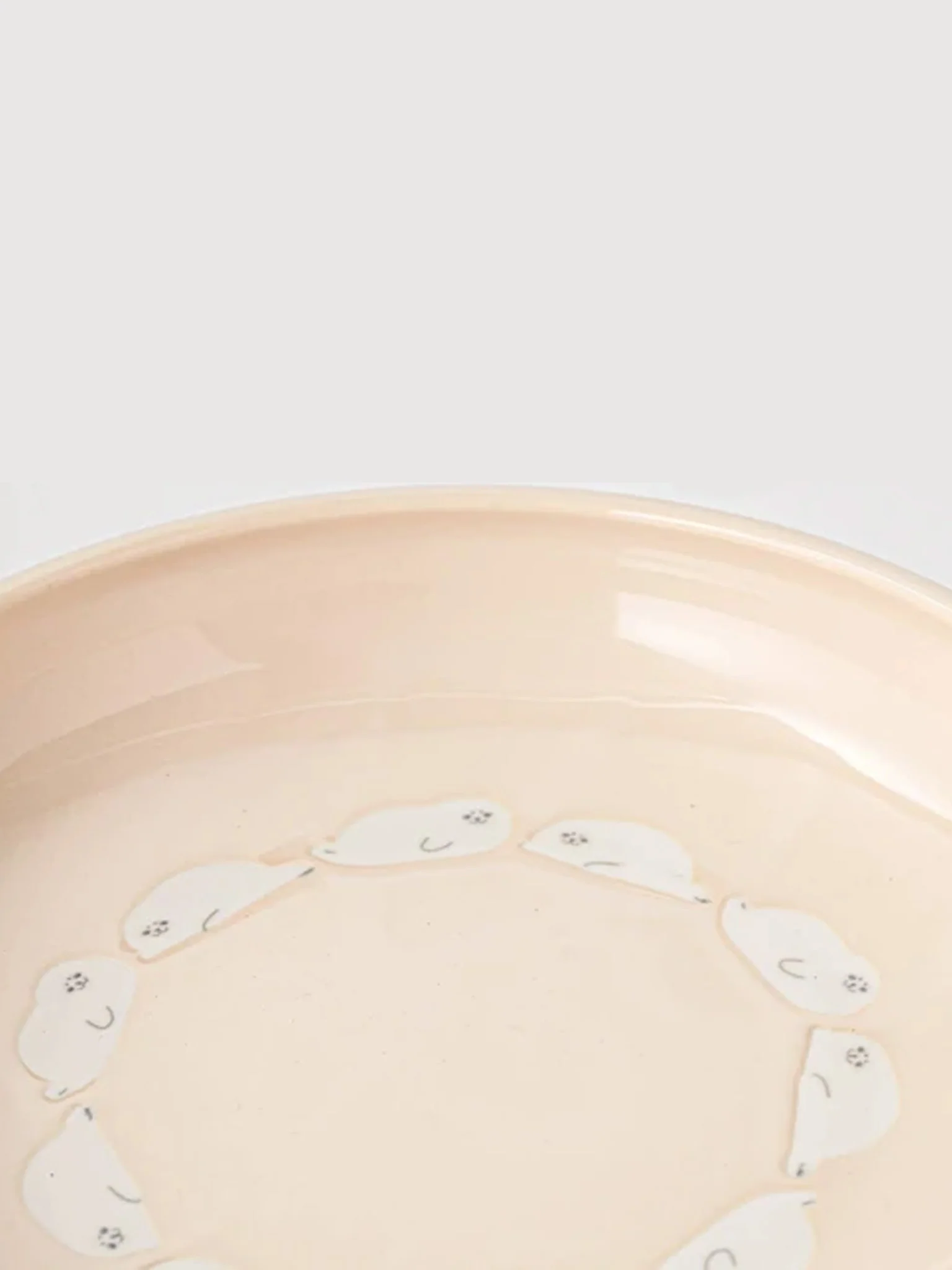 Gentle Lullaby Deep Plate (17cm) - Beige Seal - Image 3