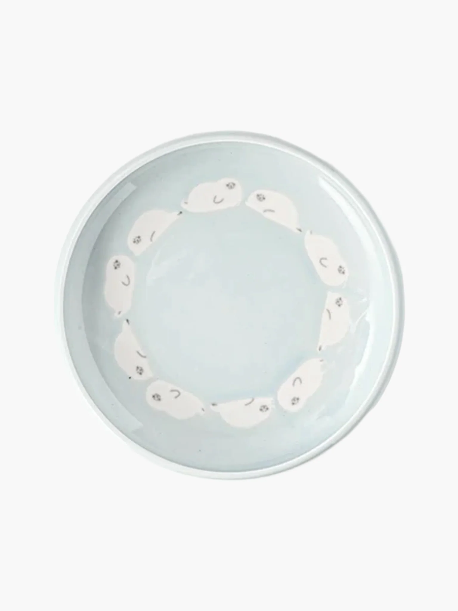 Gentle Lullaby Deep Plate (17cm) - Blue Seal